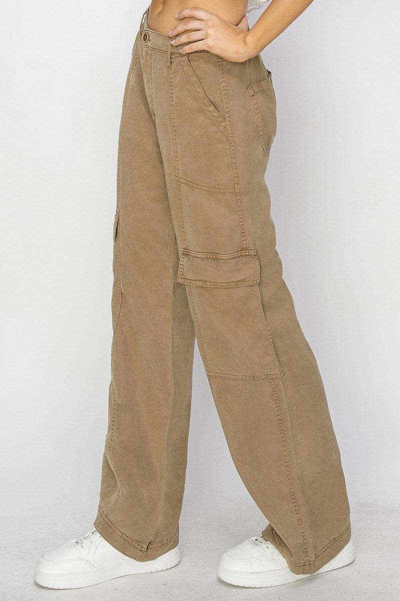 Tencel Relaxed Cargo Pants