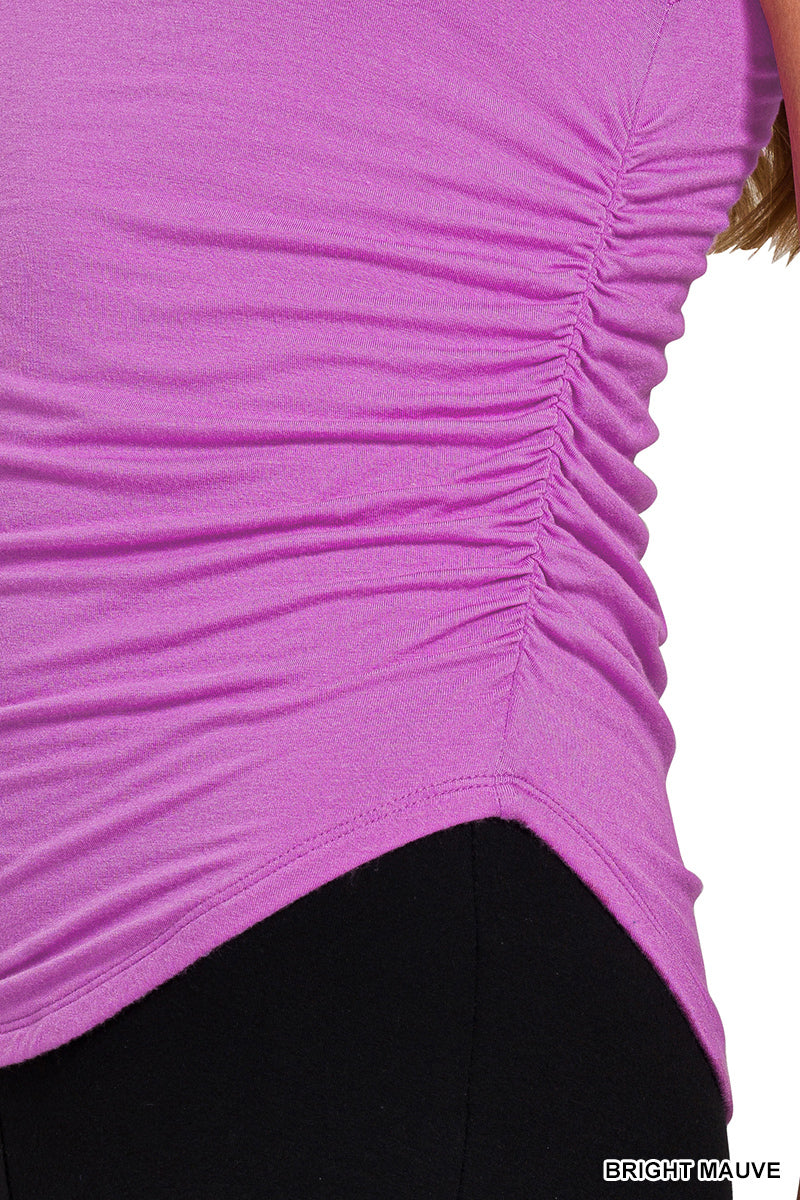 Double Layer Mock Neck Cami