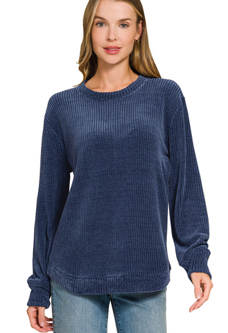 Double Pocket Tunic Sweater