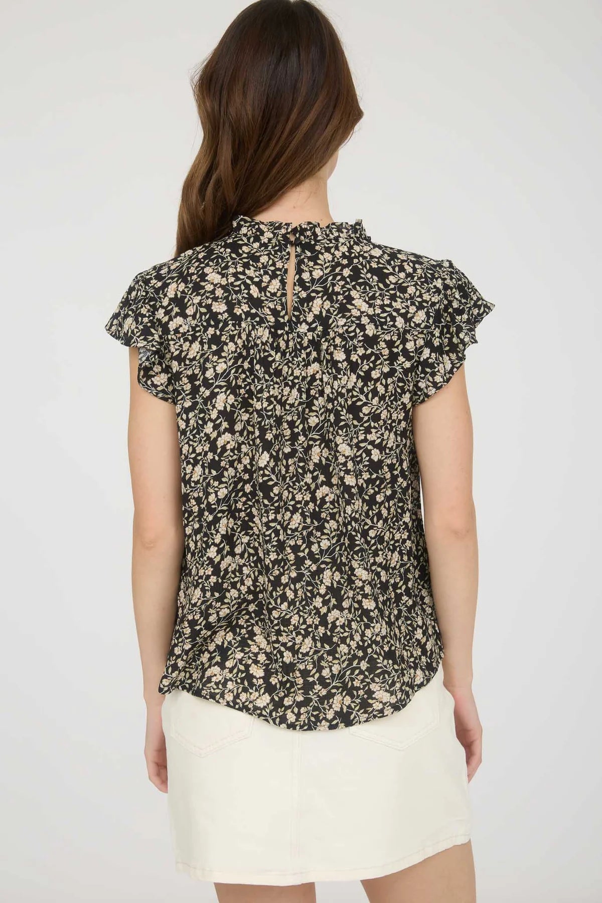 Floral Lace Detail Blouse