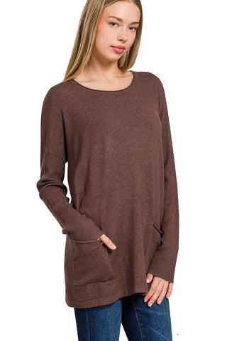 Lace Mock Neck Layering Top
