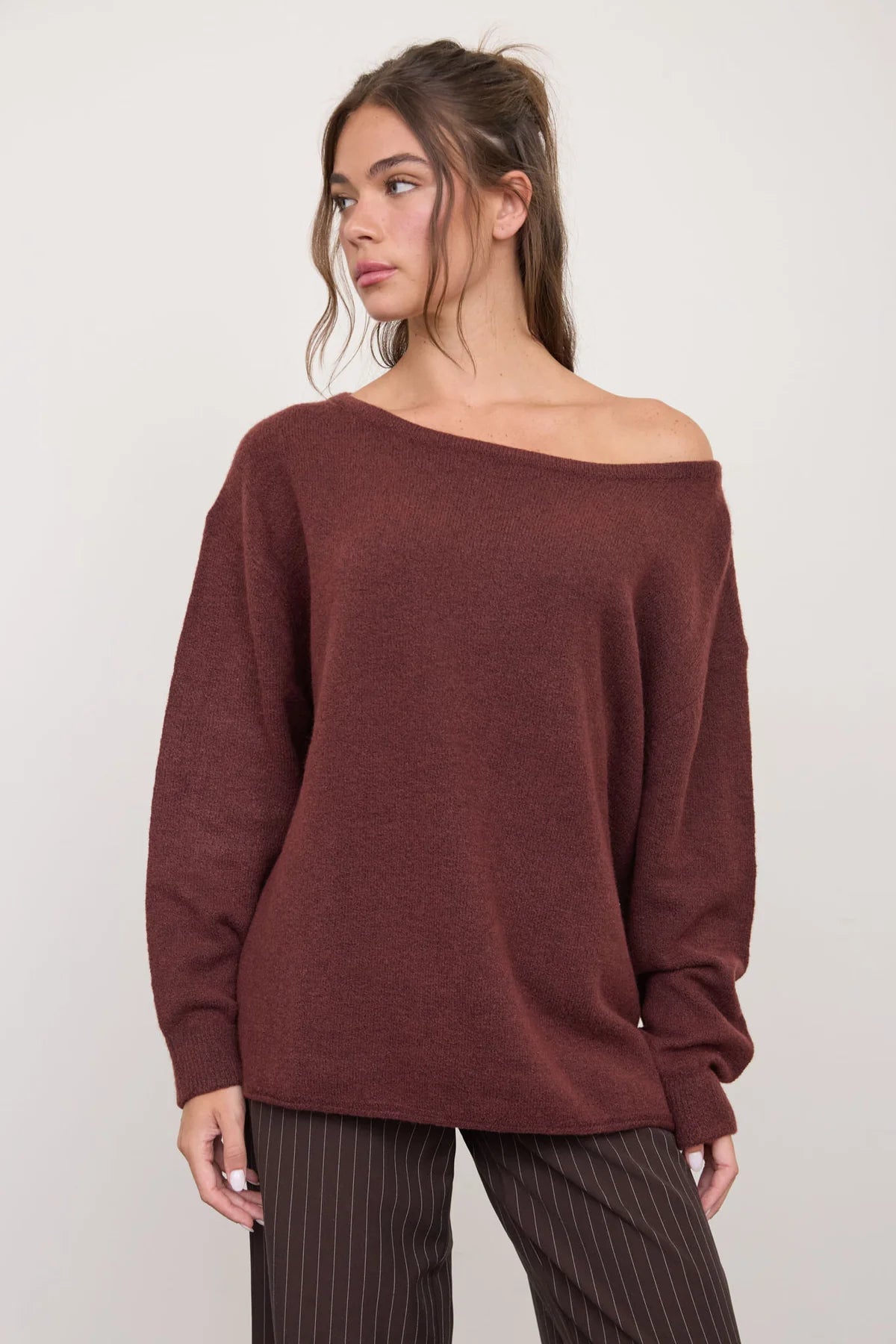 Redwood Boatneck Sweater