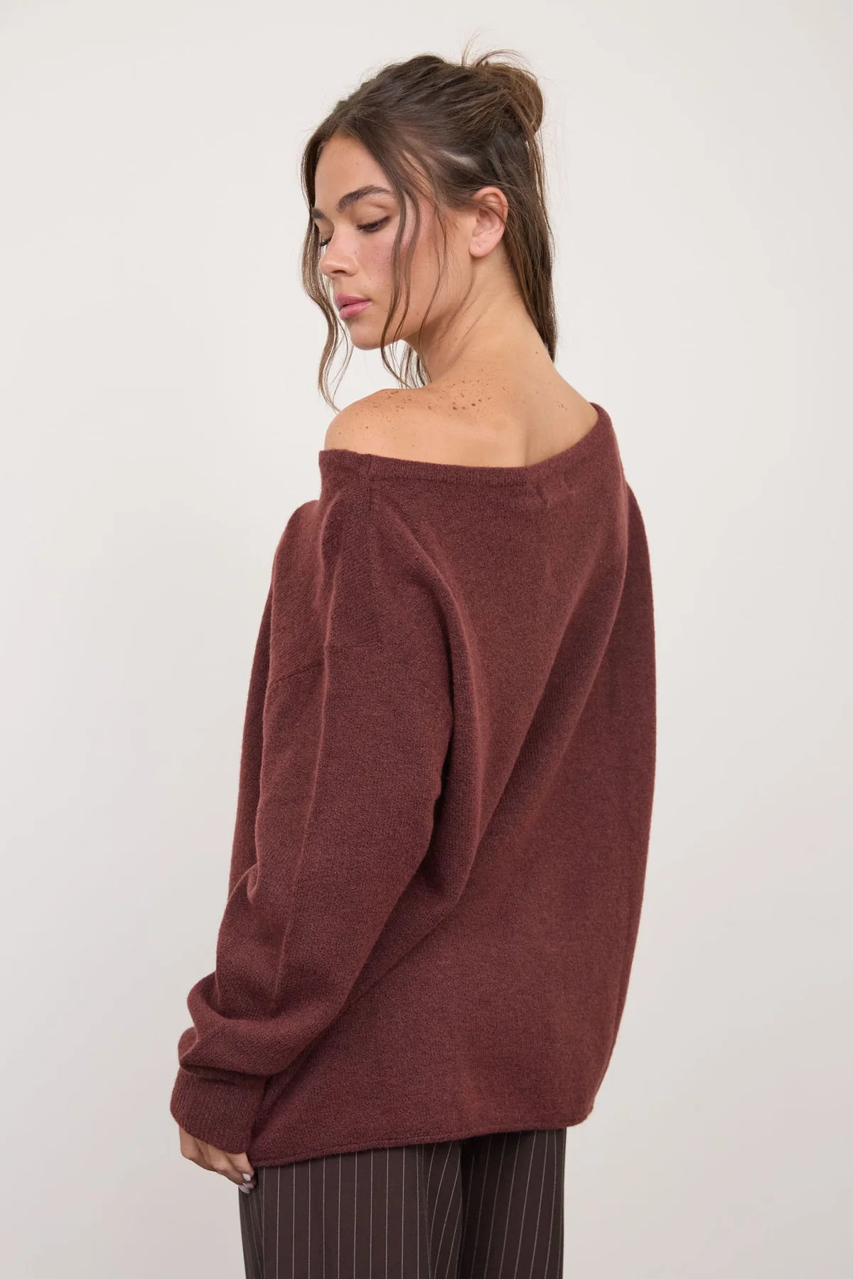 Redwood Boatneck Sweater