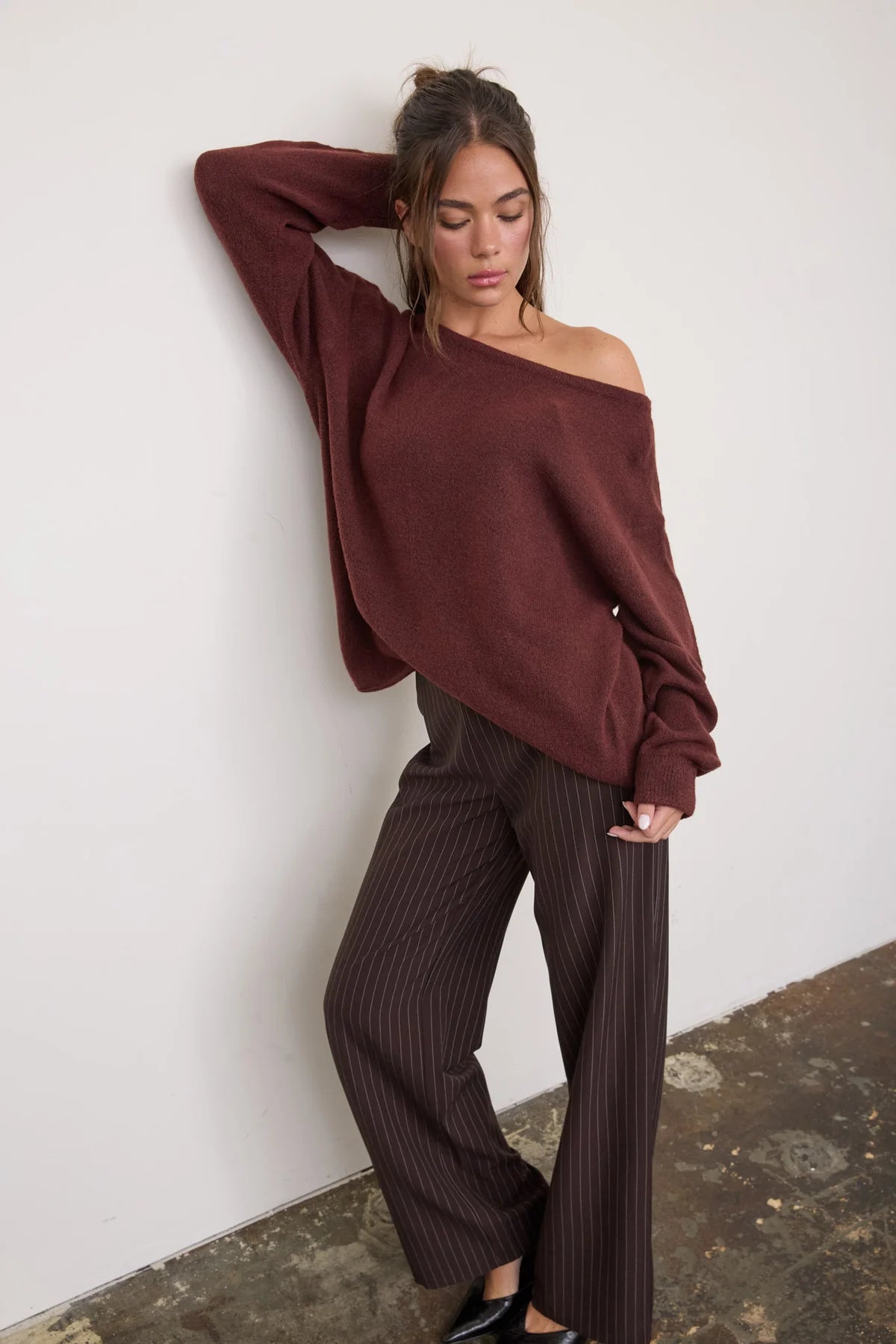 Redwood Boatneck Sweater