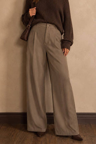 Straight Leg Classic Trousers