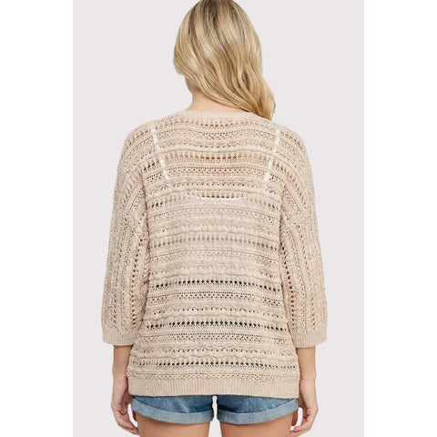 Chambray Stripe Oversized Shacket