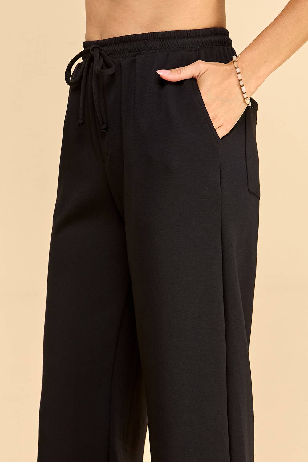 Wide Leg Drawstring Lounge Pants