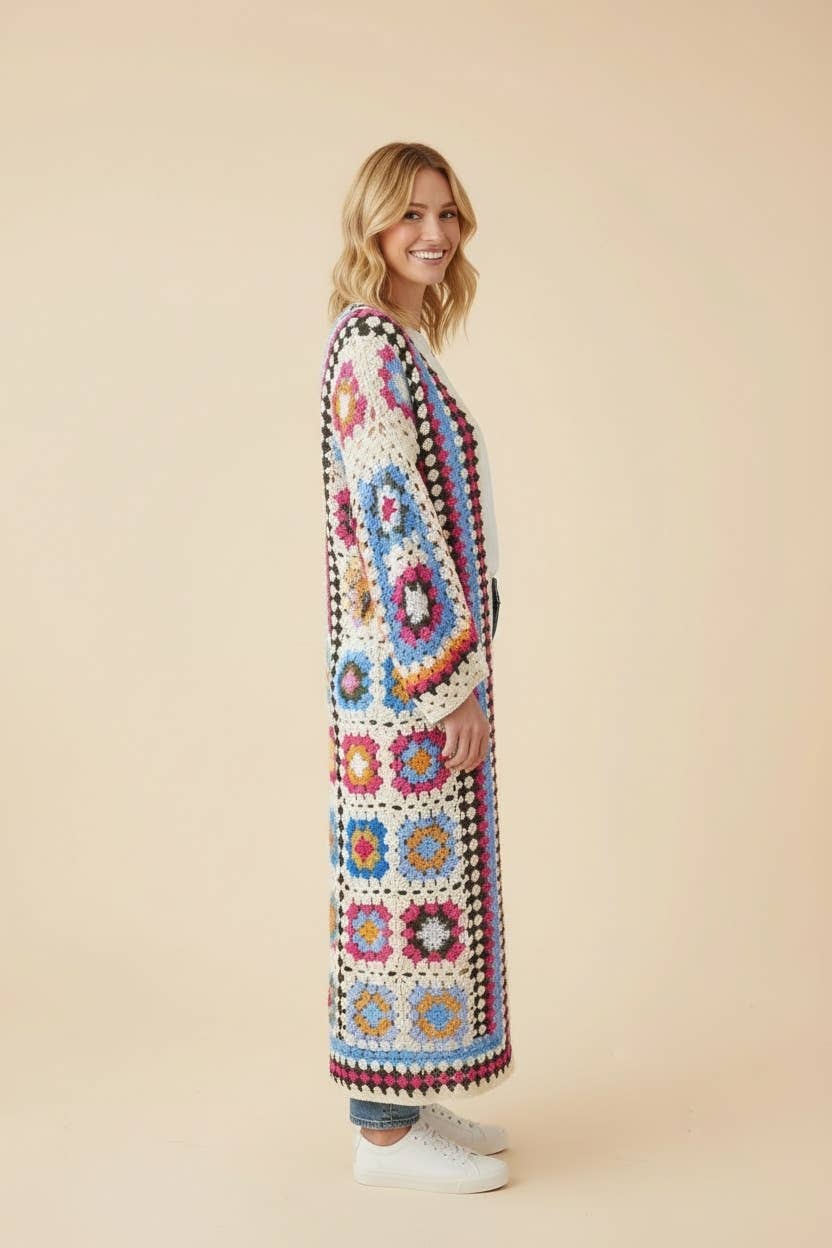 Crochet Blanket Cardigan