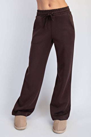 Tercel Tie Waist Wide Leg Pants