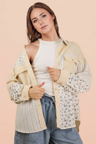 Denim Hooded Crop Jacket