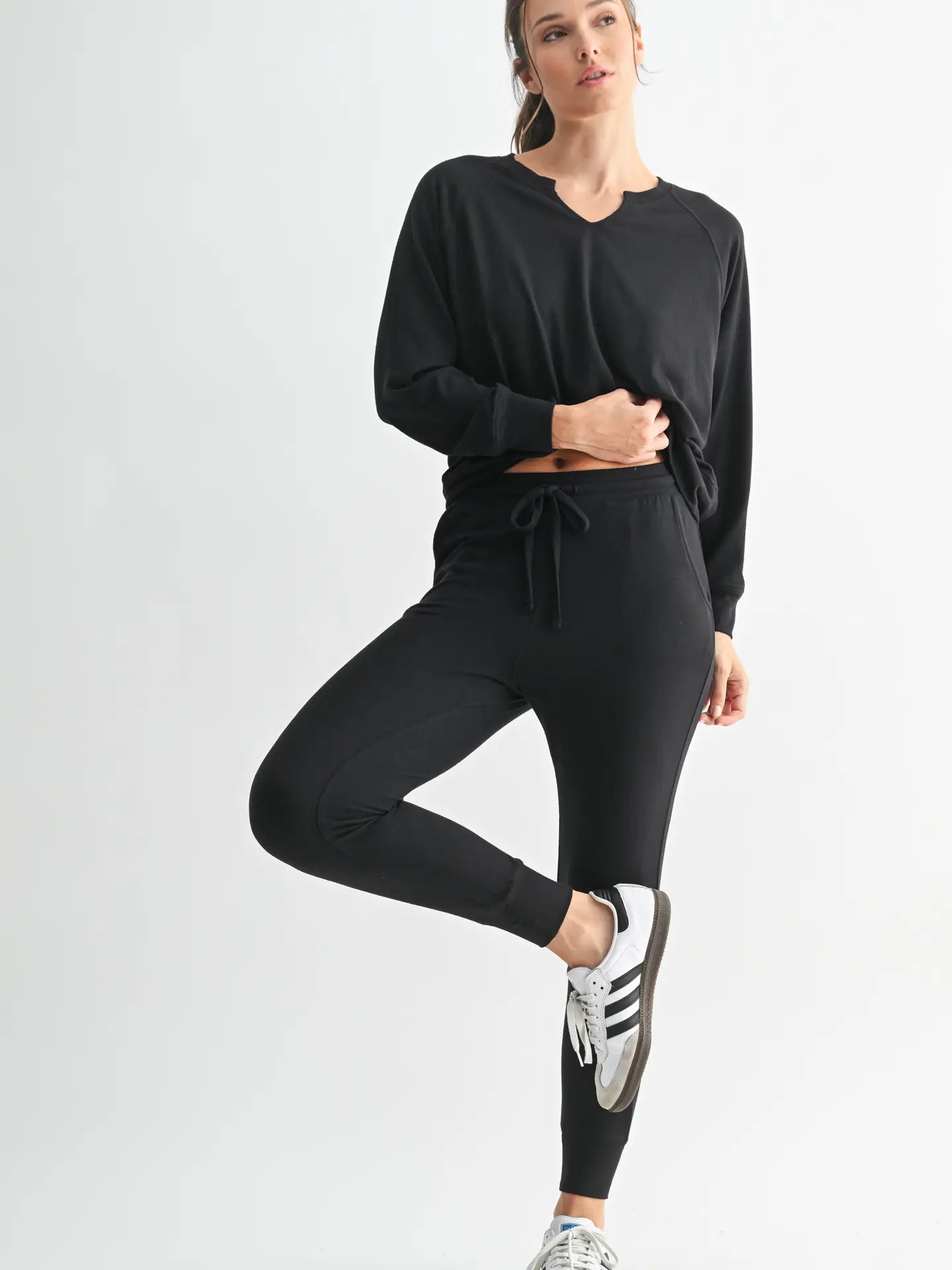 Soft Brushed Henley Top